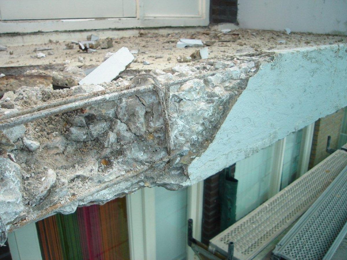 Schade aan gewapend beton