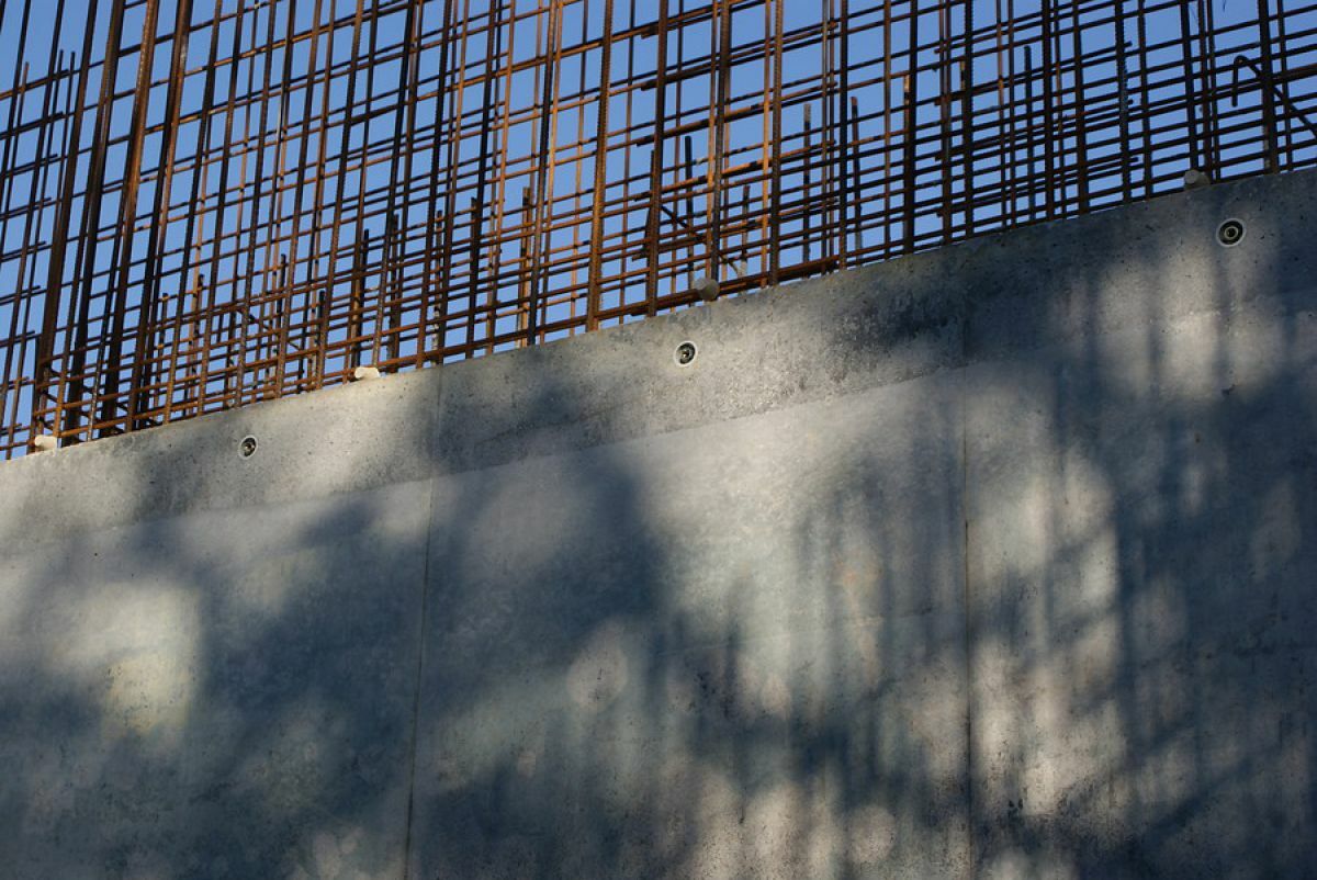 Onderbreking van betonstort (foto: Betonhuis)