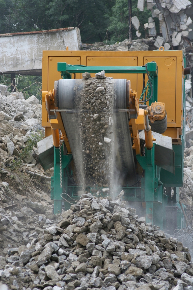 Beton kan worden hergebruikt om nieuw beton te maken Beton kan worden hergebruikt om nieuw beton te maken
